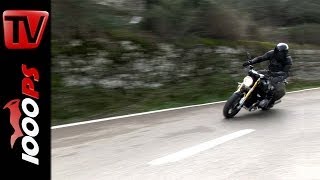 BMW R nineT Test  Video Action Onboard Details [upl. by Joelie307]