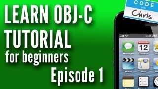 Objective C Tutorial For Beginners  Episode 1  Variables [upl. by Lyrred]