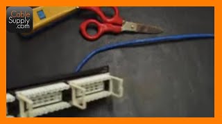 How to punch down a 24port patch panel [upl. by Bowes824]