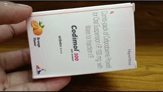 Codimol 100 Dry Syrup  Cefpodoxime Proxetil 100mg Oral Suspension  Codimol 100mg Dry Syrup Uses [upl. by Flatto45]