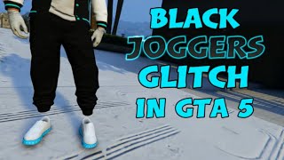 EASY BLACK JOGGERS GLITCH IN GTA 5 ONLINE 168 MODDED OUTFITS NEW CHOP SHOP DLC [upl. by Jehovah]