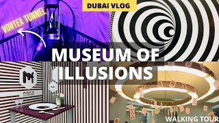 Tour INSIDE the AMAZING world of ILLUSIONS Museum of Illusions Dubai in Al Seef  4K Walking Tour [upl. by Hiro]