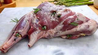 How to Cook Leg of Lamb❗ Crispy Roast Potato❗ Asparagus❗ Great Easter Meal❗ 😋😋😋❗060 [upl. by Brita]