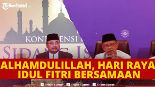 🔴Lebaran Idul Fitri Muhammadiyah amp Pemerintah Bersamaan 10 April Tinggi Hilal Diatas 4 Derajat [upl. by Mcclenaghan247]