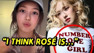 danielle excited reaction to ROSÉ new song after rosé said she loves newjeans [upl. by Eelegna72]