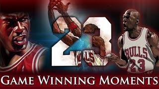 Michael Jordan  CLUTCHEST MOMENTS [upl. by Ecineg]