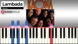 Lambada Chorando Se Foi  Kaoma  Piano Tutorial [upl. by Ettari]