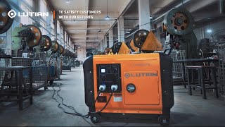 Lutian Machinery  LT7000TS Super Slience Gasoline Generator [upl. by Karil89]