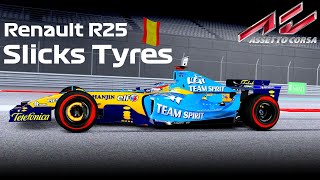 Abu Dhabi Renault R25 Slick Tyres  Assetto Corsa [upl. by Niabi232]