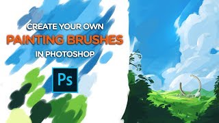 Create your own PAINTING BRUSHES  Photoshop Tutorial [upl. by Kihtrak]