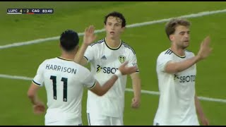 Brenden Aaronson vs Cagliari 3 Assists [upl. by Nilyad336]