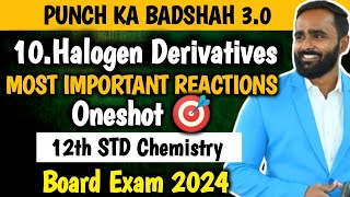 12th CHEMISTRY  Chapter 10 Halogen Derivatives  Oneshot 🎯  Easy Trick to Learn  BOARD EXAM 2024 [upl. by Asirrac188]