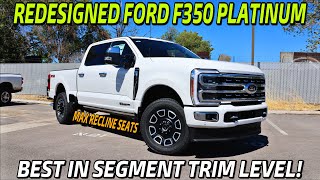 Redesigned Ford F350 Platinum This Ultimate City Boy Truck Is Miles Ahead Of GMC And RAM HDs [upl. by Aihtnic609]