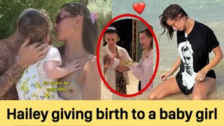 Hailey Bieber is giving birth to a Baby Girl as Justin always wants a daughter [upl. by Acillegna]