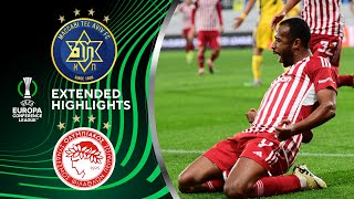 Maccabi TelAviv vs Olympiacos Extended Highlights  UECL Round of 16 2nd Leg  CBS Sports Golazo [upl. by Ahcila]