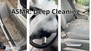 Deep Cleaning and Detailing a Mercedes Van ASMR Experience [upl. by Willin]