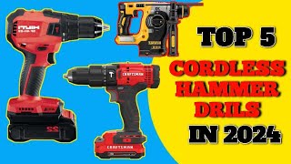 Best Cordless Hammer Drills  Best Cordless Hammer Drills 2024 [upl. by Power]