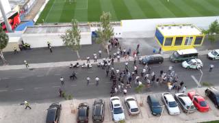 Confrontos entre claques Sporting  Benfica Taça de Honra [upl. by Brom]