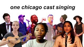 one chicago cast singing compilation  fire pd med [upl. by Gnoht]