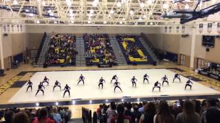 Golden Valley Varsity Winter Guard CVGPC Championships 2016 [upl. by Liamaj768]