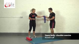 Rotator Cuff and Shoulder Exercises using the 66fit Exercise Bands and Tubing  Part 6 [upl. by Napas343]