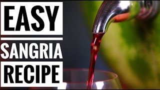 Easy Sangria Recipe How to make Sangria at home  Chef Jon Ashton [upl. by Einoj]