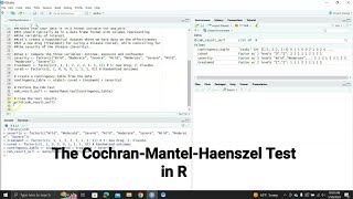 How to Perform the Cochran Mantel Haenszel Test in R A Step by Step Guide [upl. by Asabi]