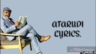 Atarudi official lyrics by harmonize [upl. by Wrand]