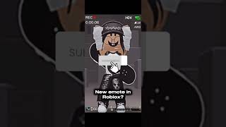 New emote in roblox  capcut edit roblox newemote shorts [upl. by Mrots163]