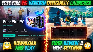 FREE FIRE PC VERSION OFFICIALLY LAUNCHED  FREE FIRE GOOGLE PLAY GAMES BETA DOWNLOAD  FF PC VERSION [upl. by Attennod]