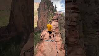 Which is scarier Half Dome Vs Angel’s Landing 👇 hiking [upl. by Nnoved]