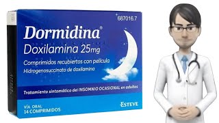 DORMIDINA doxilamina dormidina 25 mg dormidina para que sirve dormidina pastillas para dormir [upl. by Enialed365]