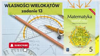 Zadanie 13 Własności wielokątów Oblicz miary kątów wewnętrznych czworokąta [upl. by Diane210]