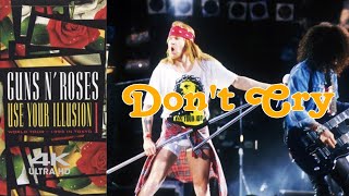 Guns N Roses  Dont Cry  Live at Tokyo 1992 4K Upscaled [upl. by Enirak]