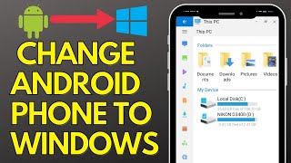 How to convert your Android phone to PC in 2023 Convert phone to computer [upl. by Edaj816]