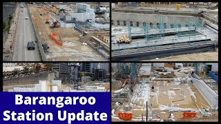 Barangaroo Station Update  March 2022  Sydney Metro Project [upl. by Tallulah]