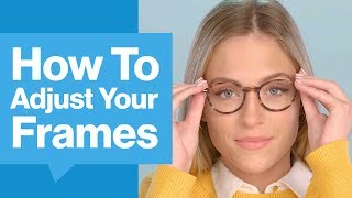 How To Adjust Your Frames  GlassesUSAcom [upl. by Lidah]