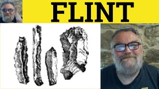 🔵 Flint Meaning  Flinty Examples  Flint Defined  Literary Vocabulary  Flint Flinty [upl. by Virnelli944]