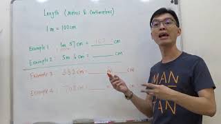 P3 Mathematics  Converting metres and centimetres [upl. by Januarius]