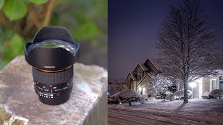 Rokinon 14mm f28 Lens  Review PhotoVideo Test [upl. by Ytsud901]