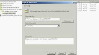 Como crear una Directiva de Seguridad Local en Windows XP [upl. by Katsuyama]