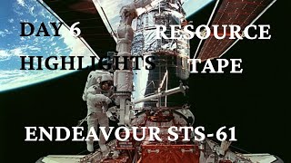 Endeavour STS61 Flight Day 6 Highlights Hubble Servicing Mission 1 Resource Tape [upl. by Mountfort]