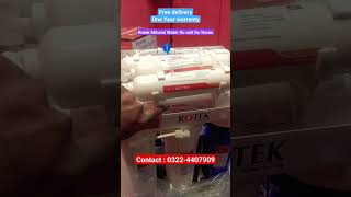 Best Water Filter System For Home  RO Water Filter Price In Pakistan Water Tech [upl. by Belda163]