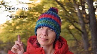 Bonnet tricot facile a faire mikamagiccrochet [upl. by Ulyram]