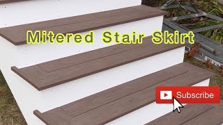 Mitered Stair Skirt Tutorial [upl. by England179]