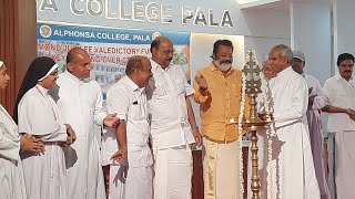 ALPHONSA COLLEGE PALA DIAMOND JUBILEE VALEDICTORY FUNCTION amp KEY HANDING OVER CEREMONY 9102024 [upl. by Irpak]