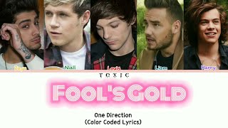 One Direction  Fools Gold Color Coded Lyrics [upl. by Apollo]