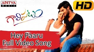 Hey Paaru Full Video Song  Galipatam Video Songs  Aadi Erica Fernandes Kristina Akheeva [upl. by Doloritas]