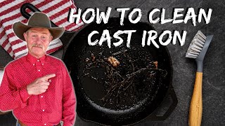 Easily Clean your Cast Iron Like a Pro [upl. by Melitta]