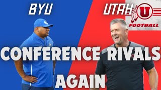 Utah Utes Football Big12 schedule and BYU Rivalry Renewed [upl. by Jonette313]